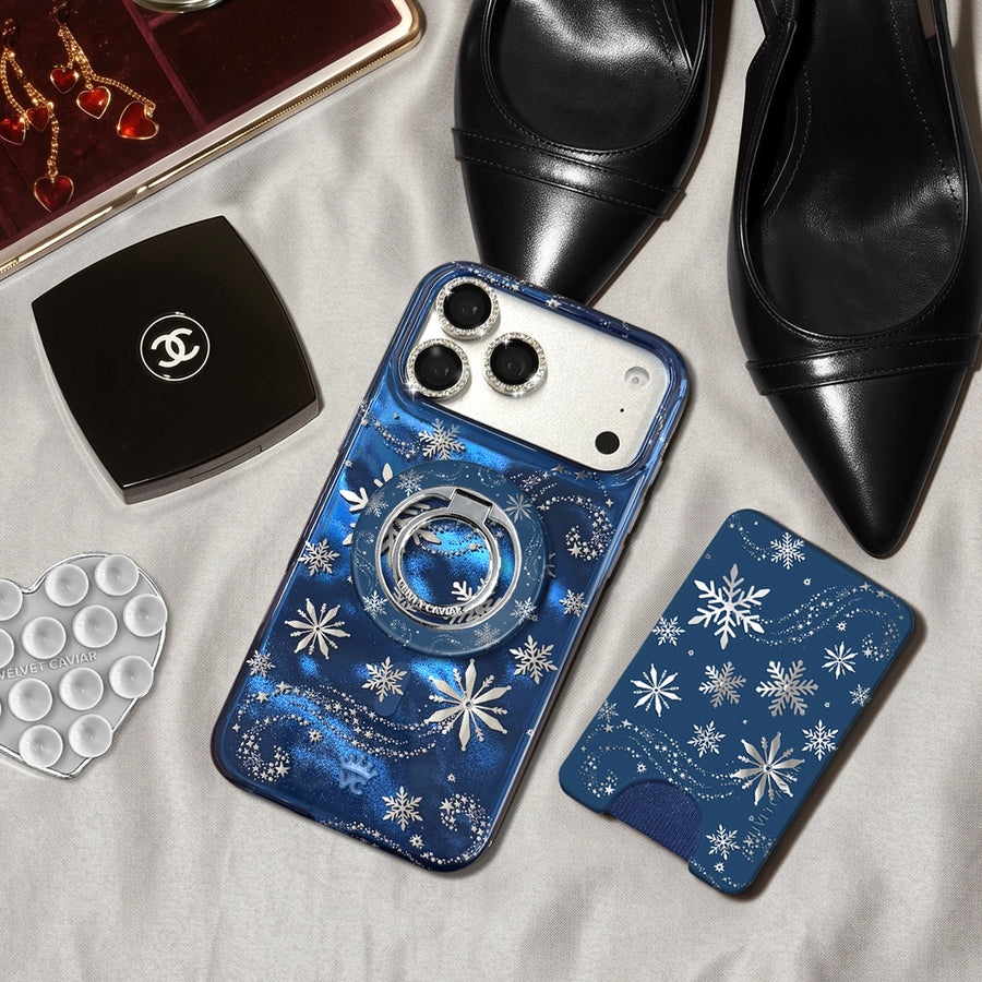 Snow Angel Holo iPhone Case lifestyle