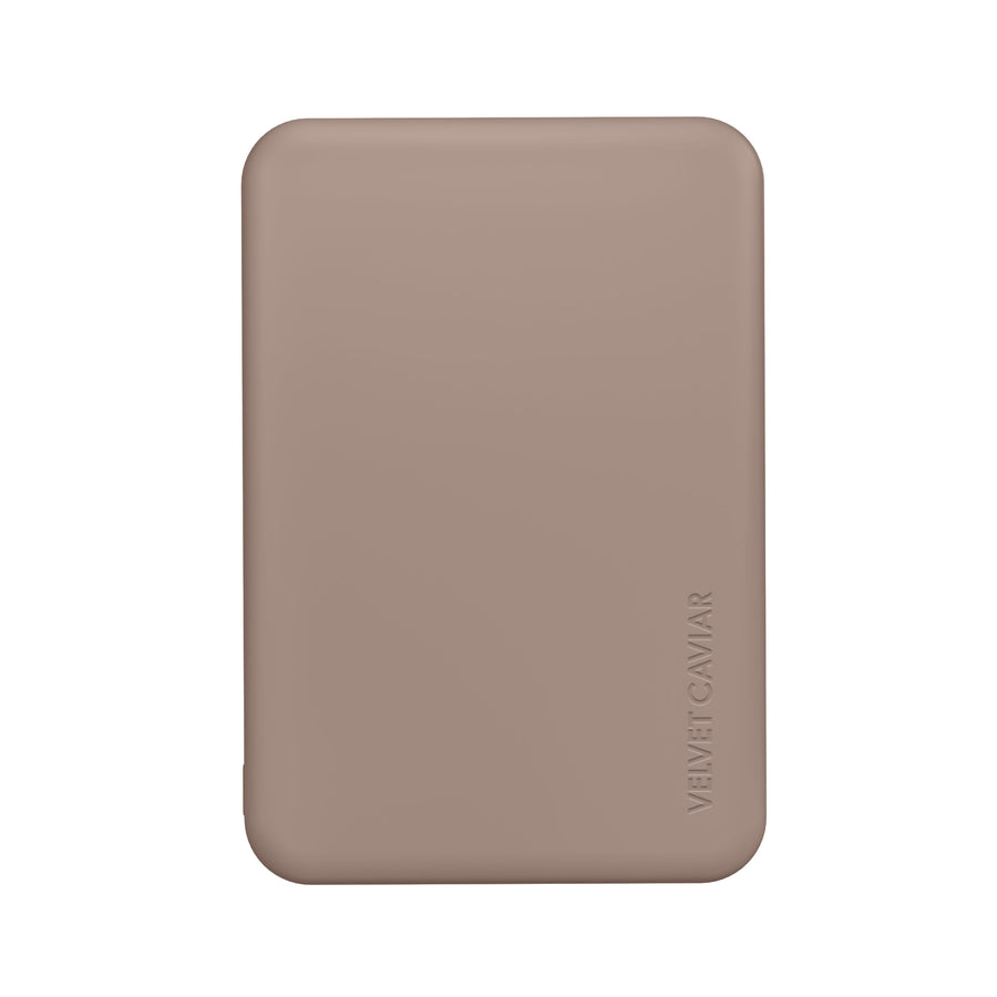 Cashmere Taupe Slim Portable MagSafe Charger Power Pack