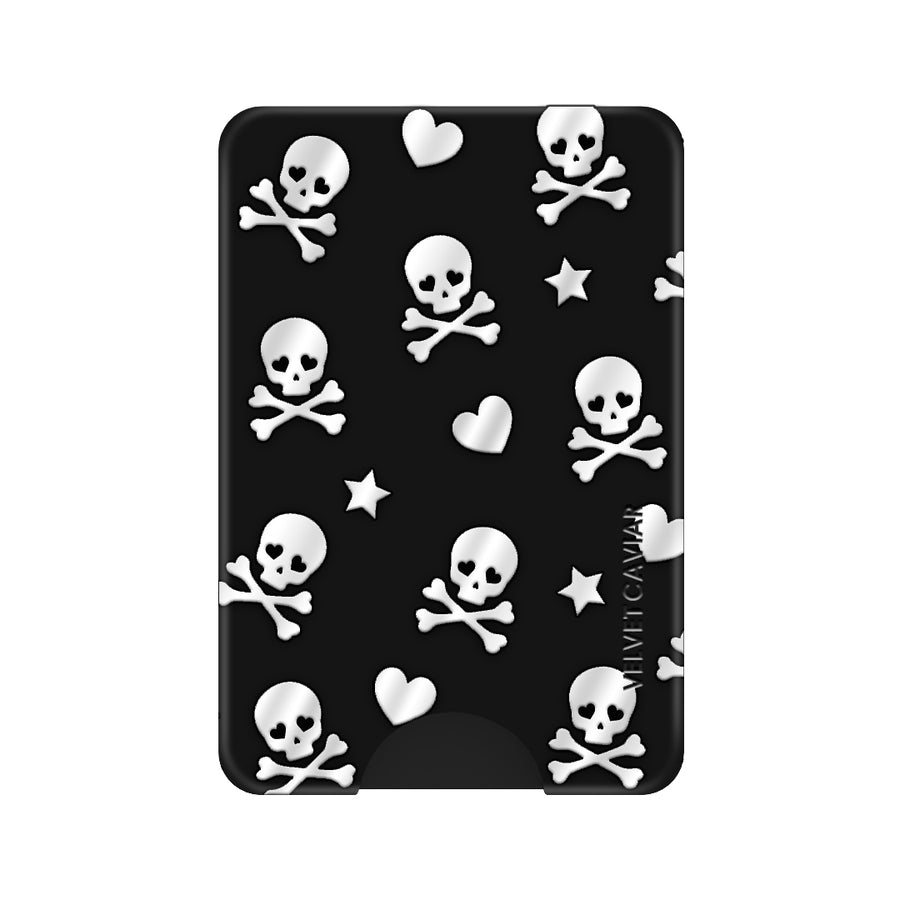 Chrome Skulls MagSafe Wallet