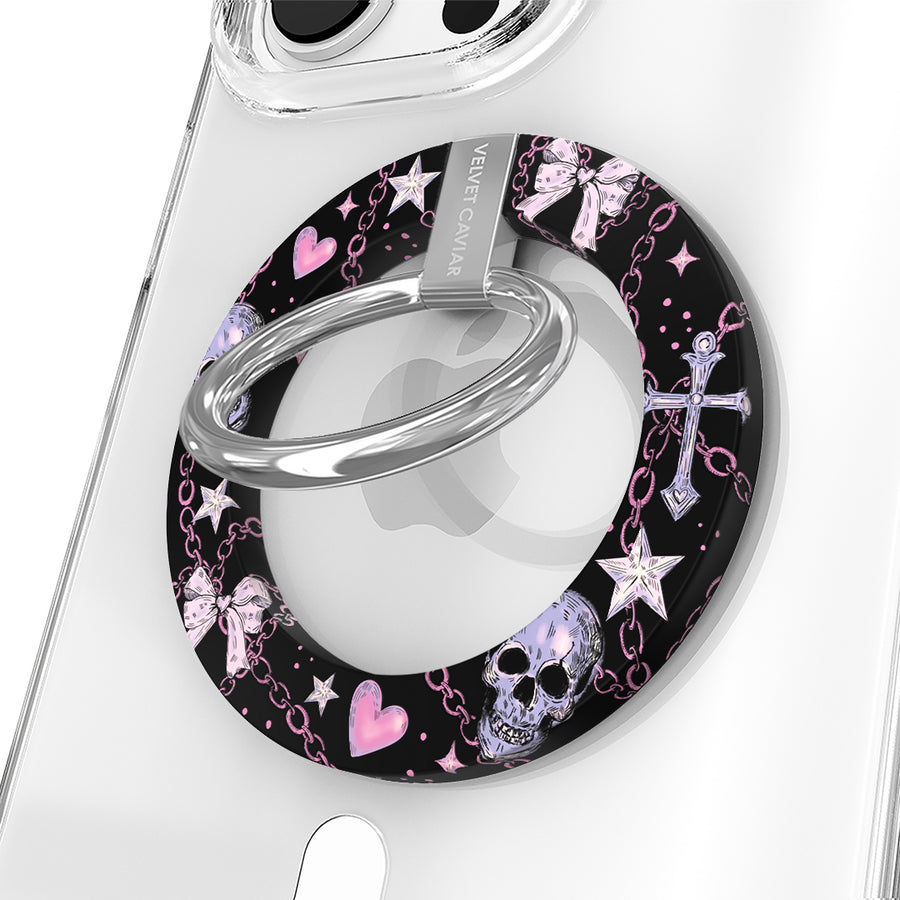 Pretty Punk Skulls MagSafe Grip Ring