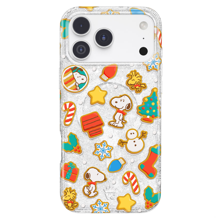 Snoopy Gingerbread Glitter iPhone Case