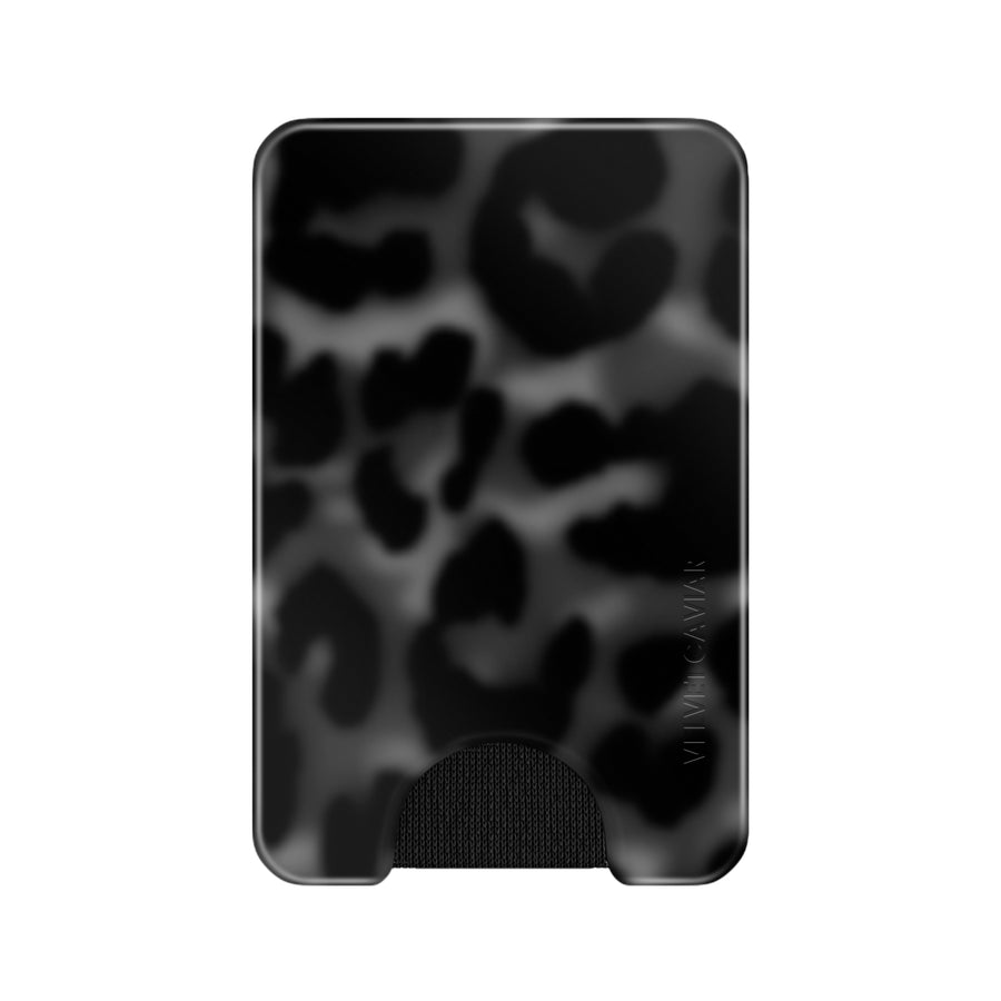It Girl Black Leopard MagSafe Wallet