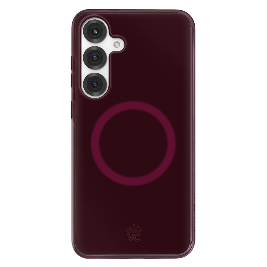 Burgundy 1990 Jelly Samsung Case