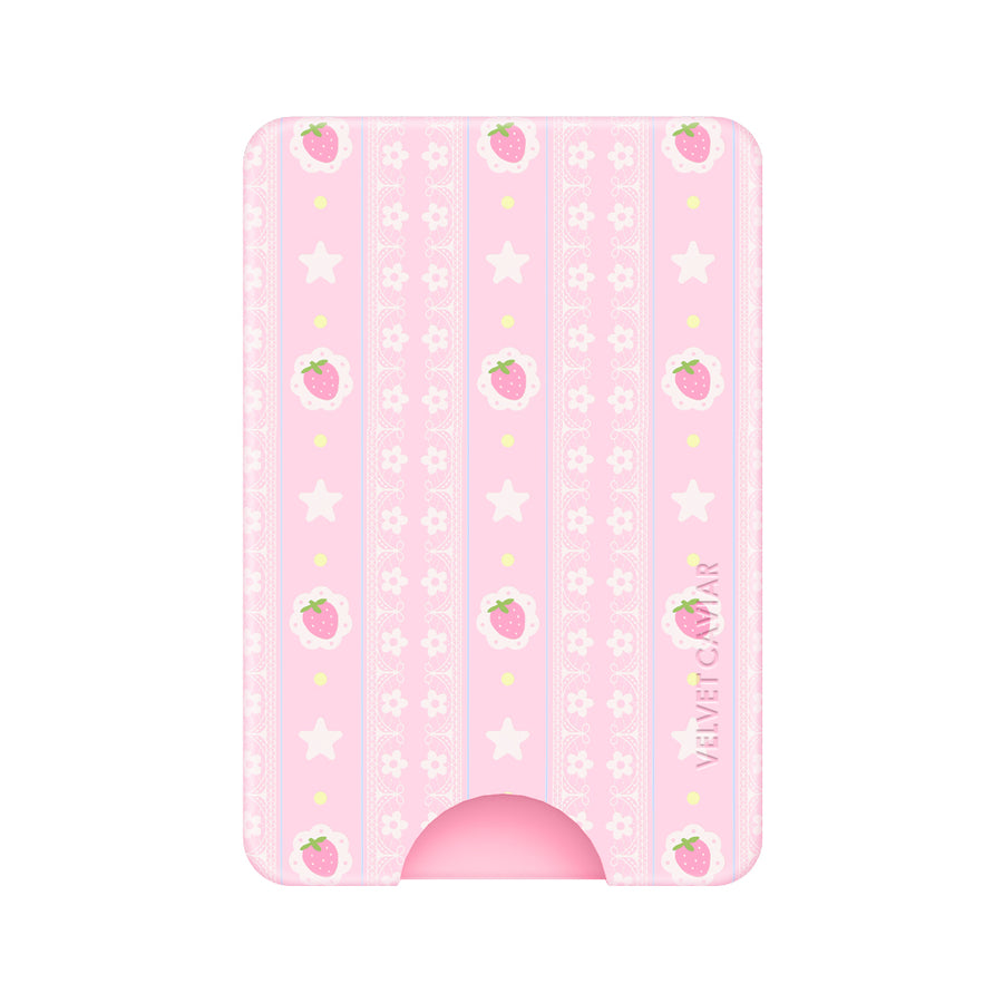 Strawberry Macaron MagSafe Wallet