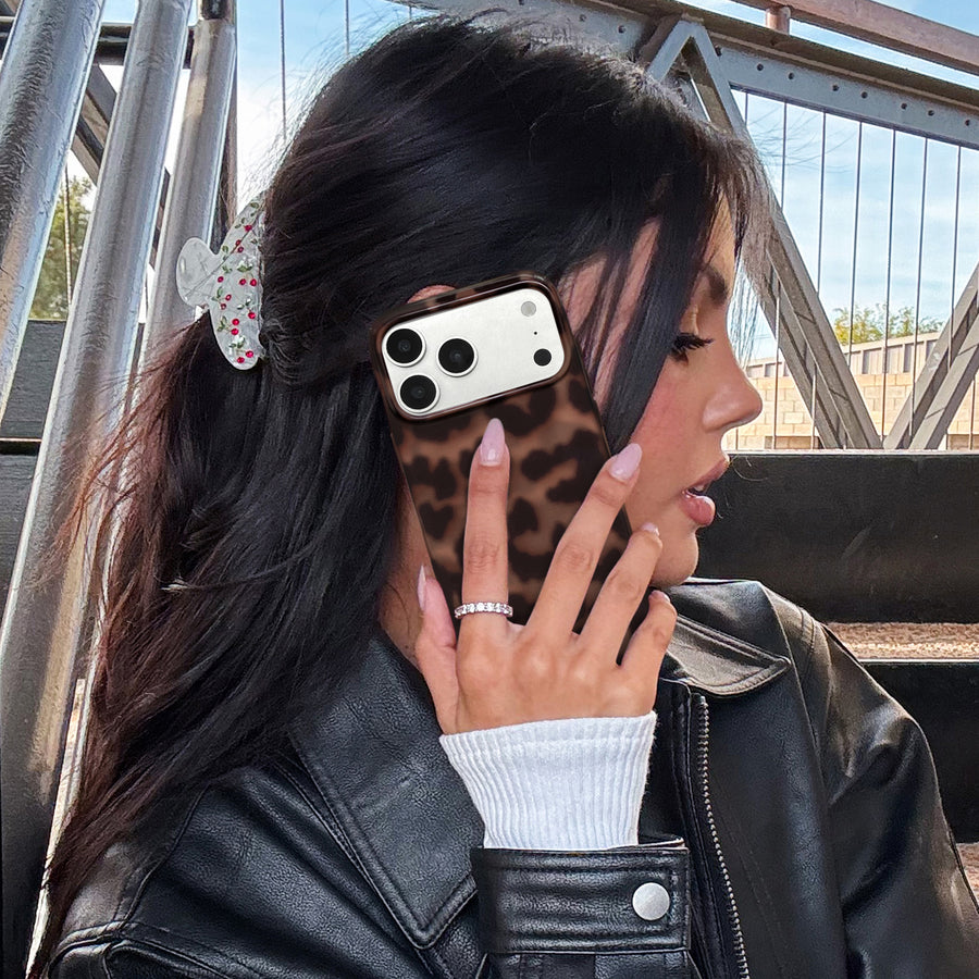 It Girl Leopard iPhone Case lifestyle