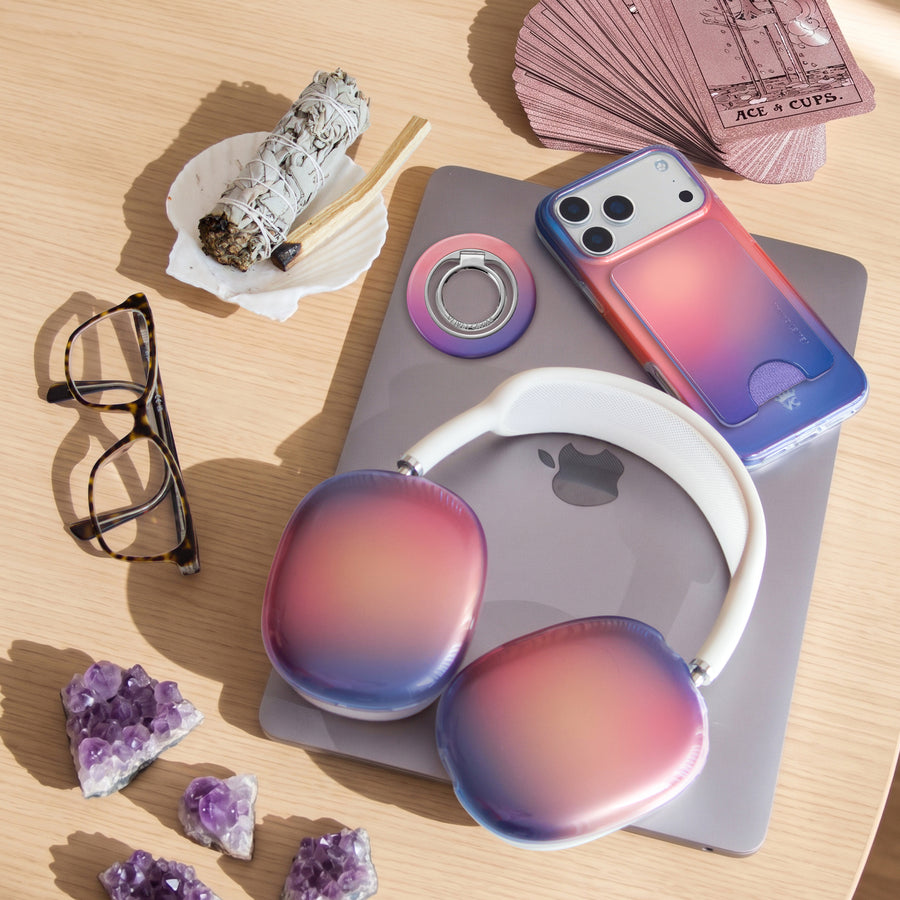 Sunset Glow Aura iPhone Case lifestyle