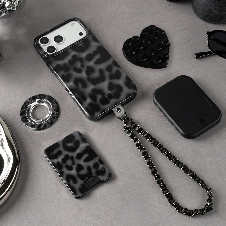 It Girl Black Leopard iPhone Case lifestyle