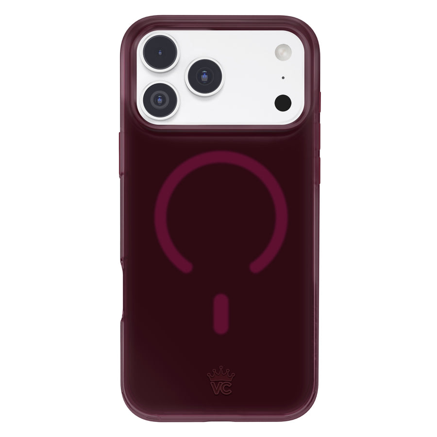 Burgundy 1990 Jelly iPhone Case