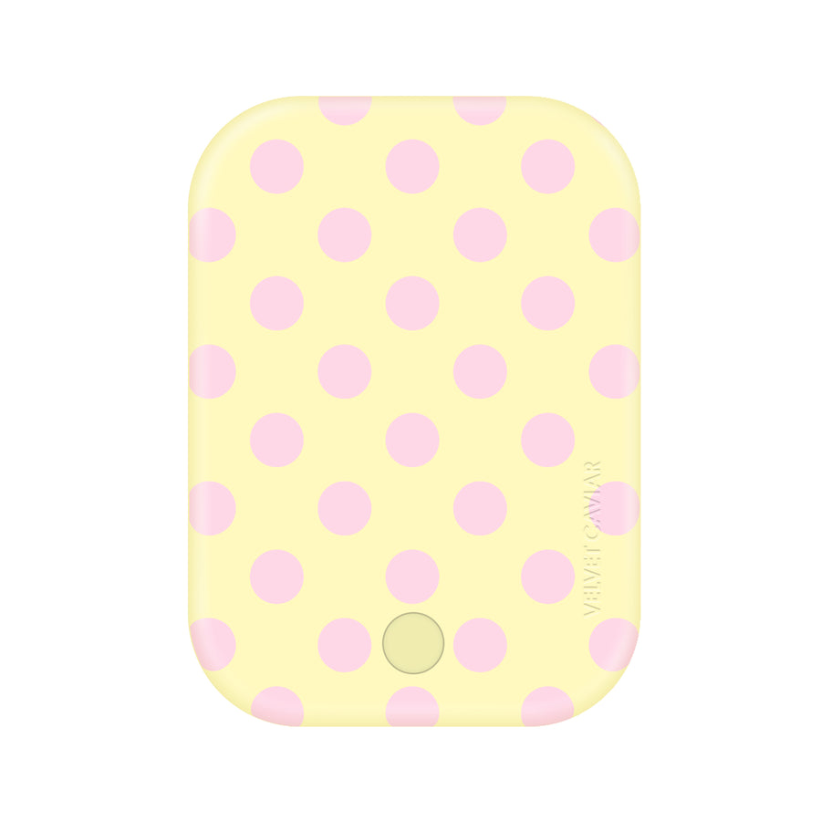 Buttercream Polka Dot Portable MagSafe Charger Power Pack