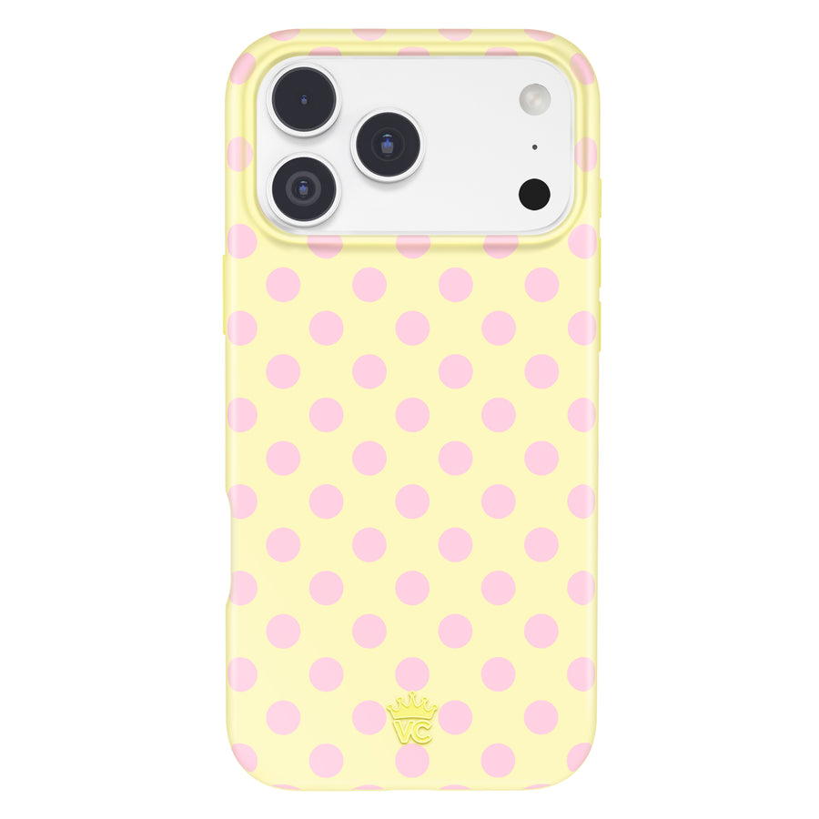 Buttercream Polka Dot iPhone Case