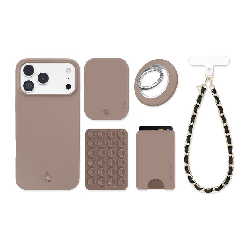 Cashmere Taupe iPhone Bundle Set