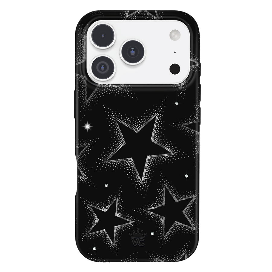 Crystal Chrome Stars iPhone Case