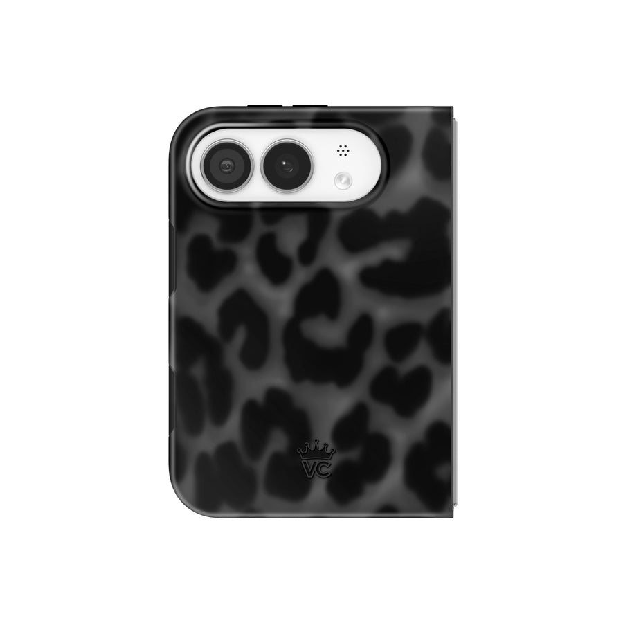 It Girl Black Leopard iPhone Case