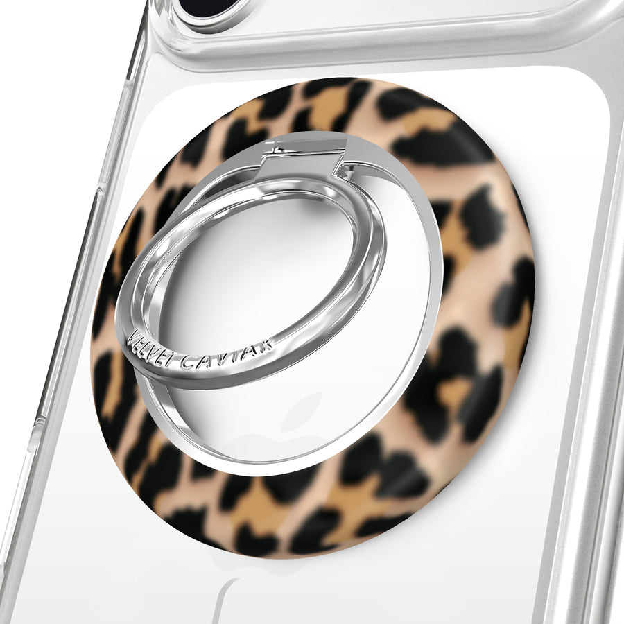 It Girl Blonde Leopard MagSafe Grip Ring