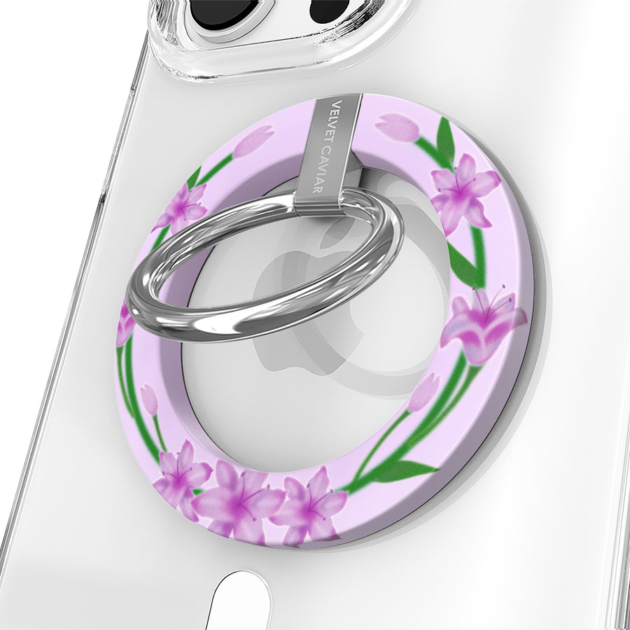 Love Spell Lily Floral MagSafe Grip Ring