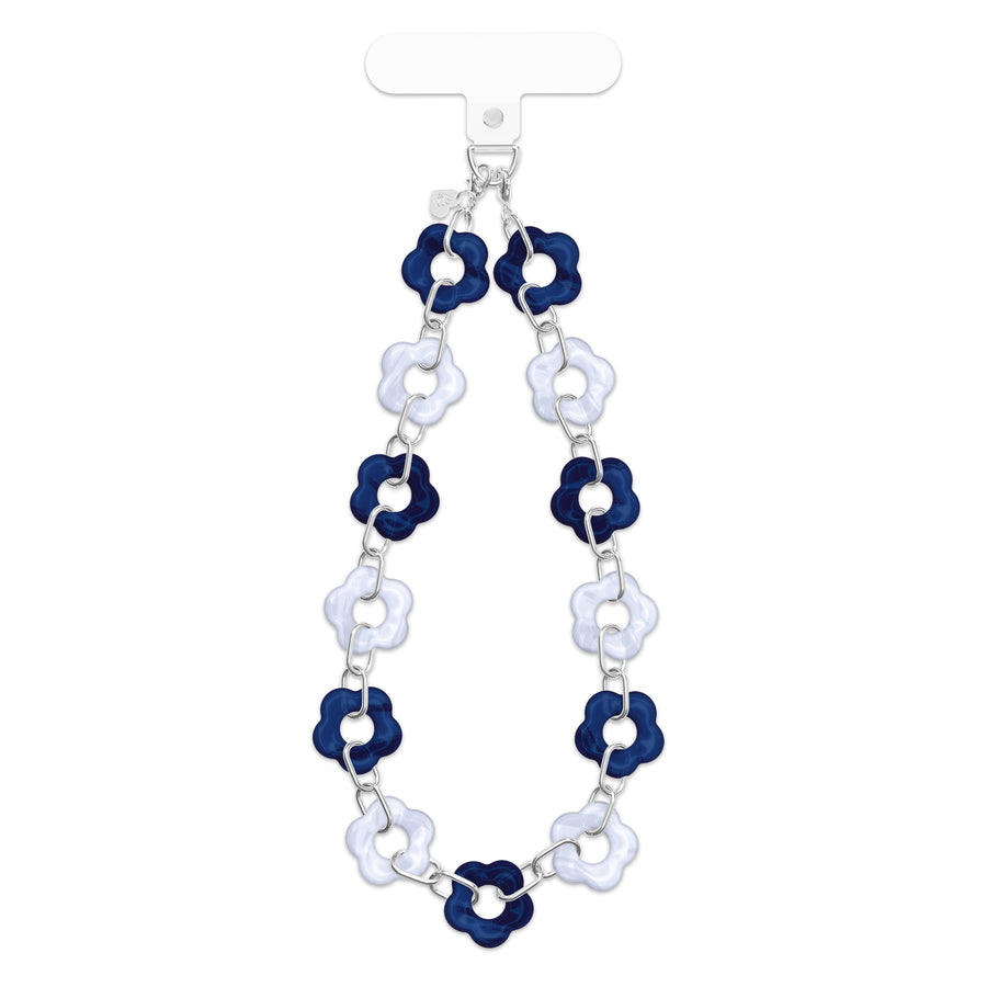 Midnight Blossom Chain Phone Charm