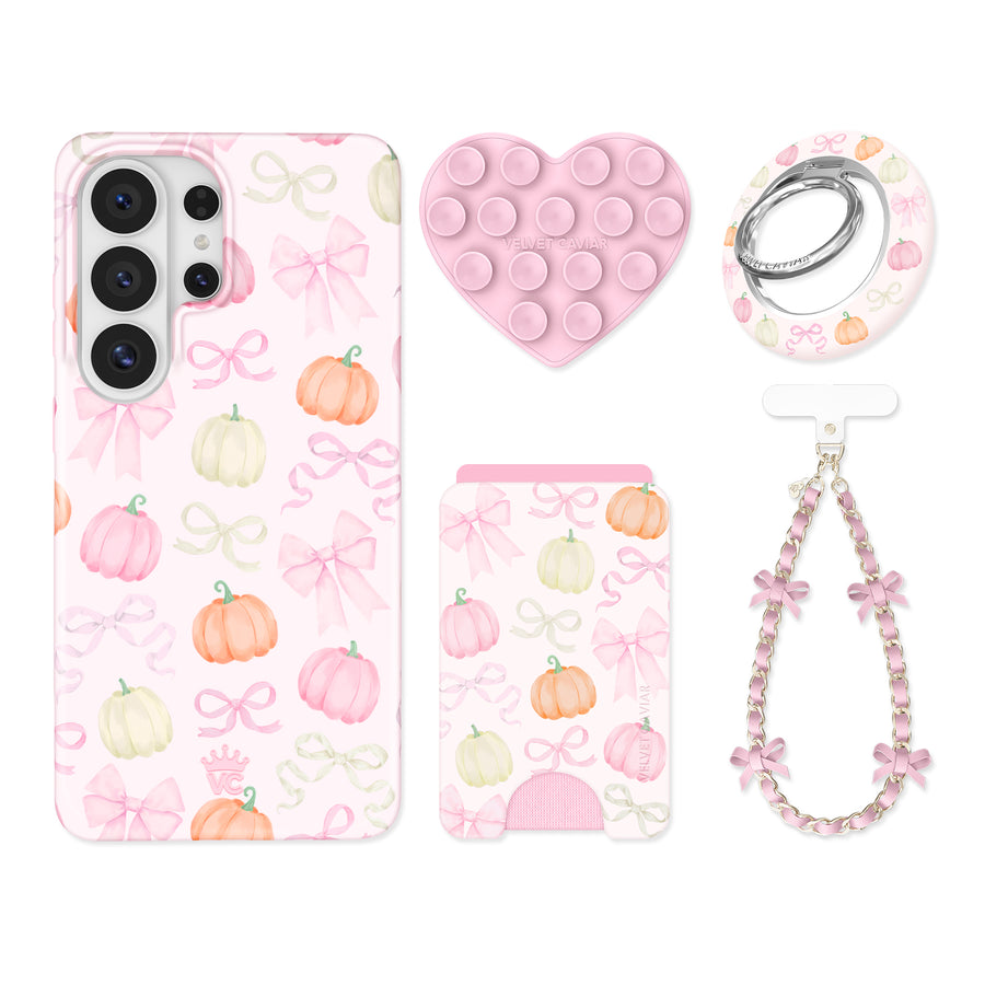 Pink Pumpkin Princess Samsung Bundle Set