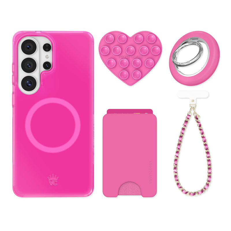Pink Sapphire Jelly Samsung Bundle Set