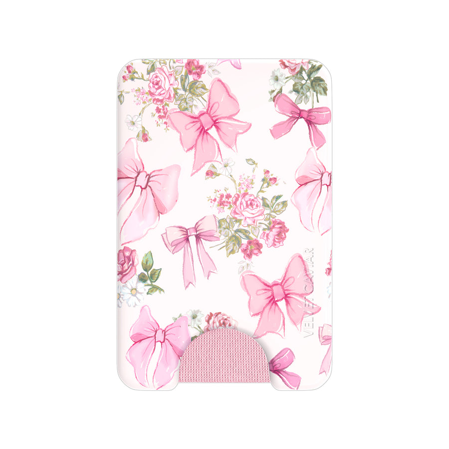 Posie Pink Bow MagSafe Wallet