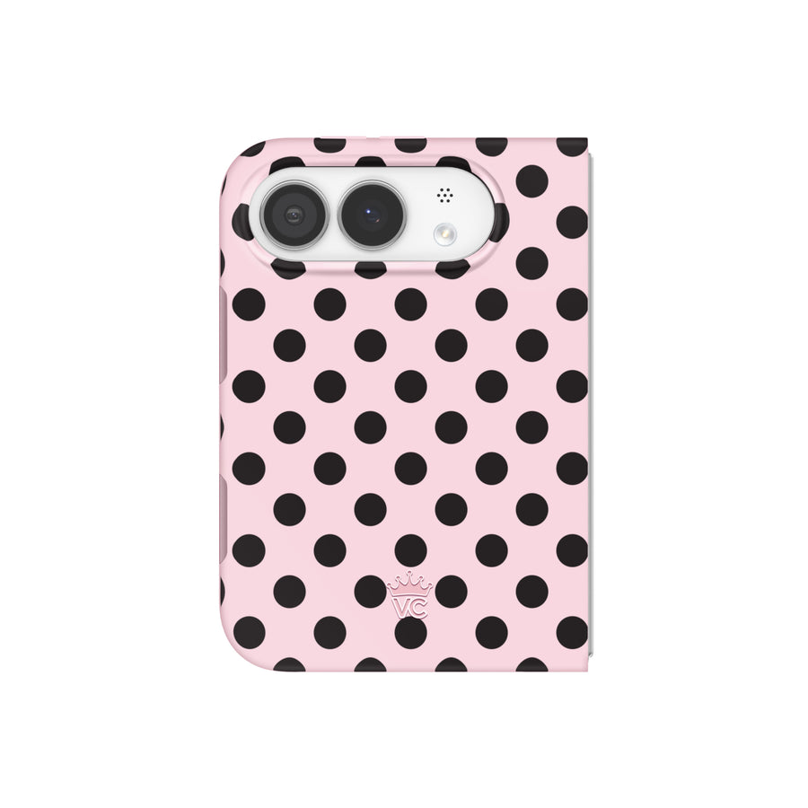 Princess Pink Polka Dot iPhone Case