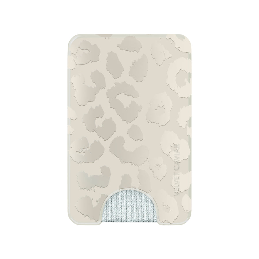 Stone Leopard MagSafe Wallet