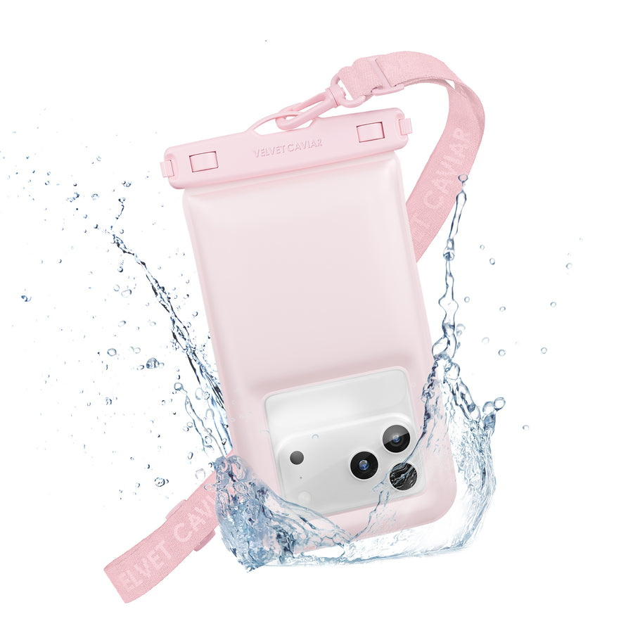 Strawberry Milk Waterproof Floating Phone Pouch