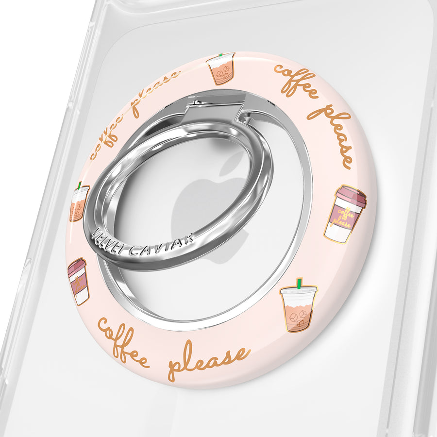 Coffee Please MagSafe Grip Ring