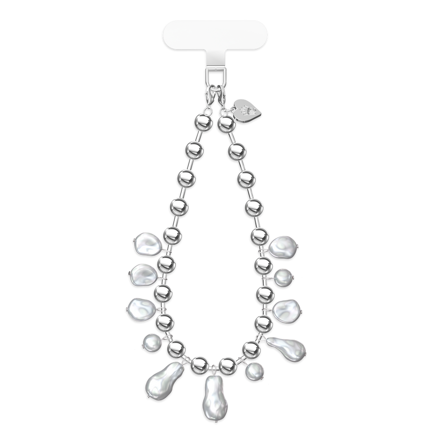 Pearl Drip Chain Phone Charm