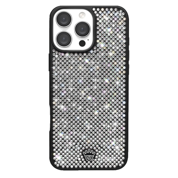 Black Caviar Crystals iPhone Case