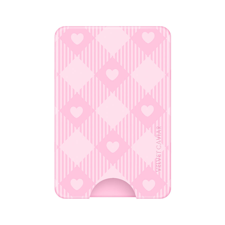 Dolly Pink Gingham MagSafe Wallet